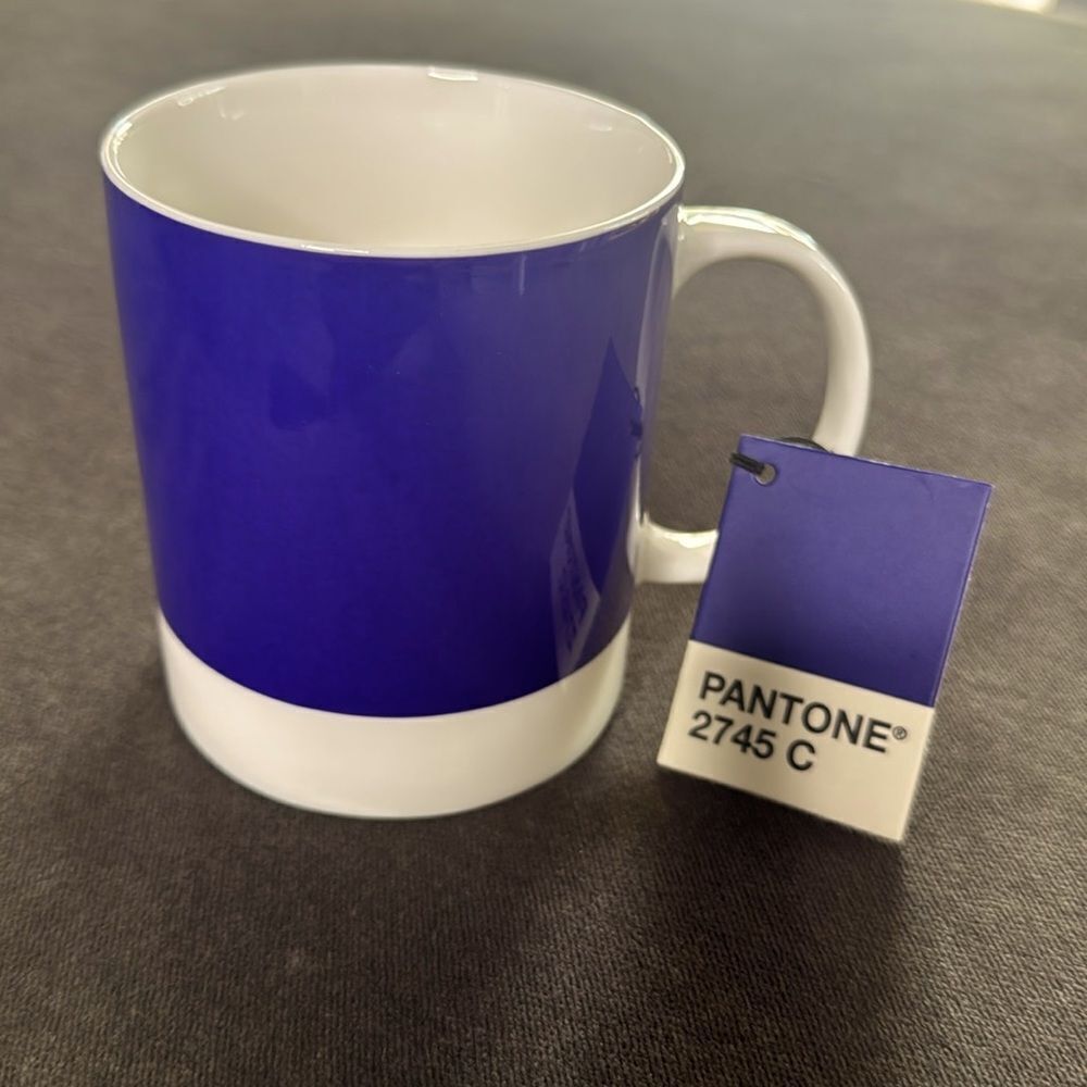 Pantone 2745 C Violet Coffee Mug Whitbread Wilkinson Fine China NEW